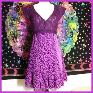 Free People Silk Blend Dress